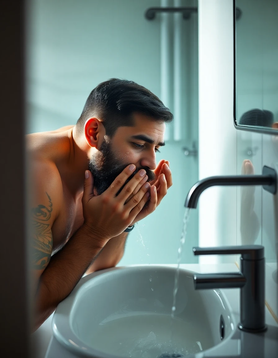 Como limpar o rosto sem danificar a barba capa